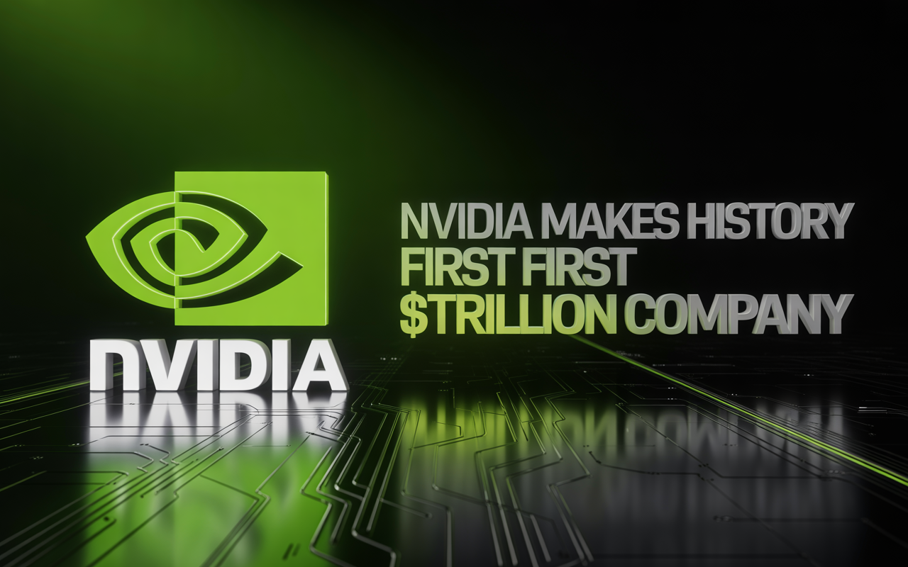 Nvidia Makes History - The First Company to Hit $5 Trillion Valuation